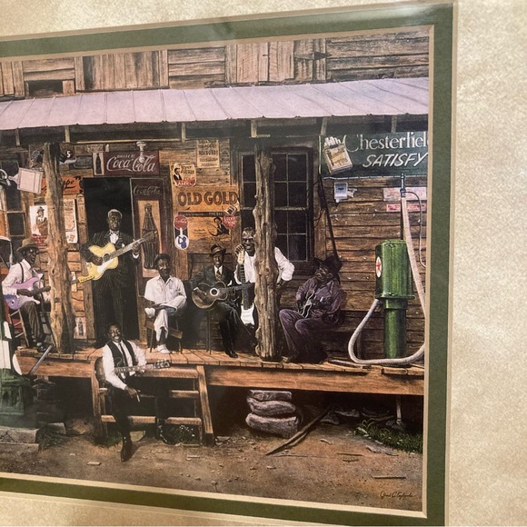 “Buy Me Some Blues" Jimi Claybrooks Framed Print Wall Art Decor - Picture 3 of 12